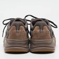 Pre Owned Yeezy x Adidas Multicolor Suede and Mesh Boost 700 Mauve Sneakers Size 42 2/3