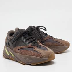 Pre Owned Yeezy x Adidas Multicolor Suede and Mesh Boost 700 Mauve Sneakers Size 42 2/3