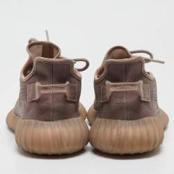 Pre Owned Yeezy x Adidas Purple Mesh Boost 350 V2 Mono Mist Sneakers Size 46