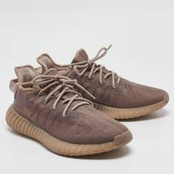 Pre Owned Yeezy x Adidas Purple Mesh Boost 350 V2 Mono Mist Sneakers Size 46