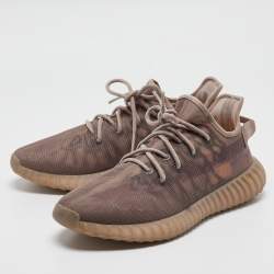 Pre Owned Yeezy x Adidas Purple Mesh Boost 350 V2 Mono Mist Sneakers Size 46