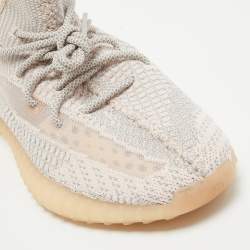 Yeezy x Adidas Pink Knit Fabric Boost 350 V2 Synth (Non Reflective) Sneakers Size 46