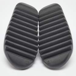 Yeezy x Adidas Black Rubber Slide Sandals 42