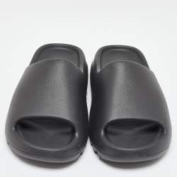 Yeezy x Adidas Black Rubber Slide Sandals 42