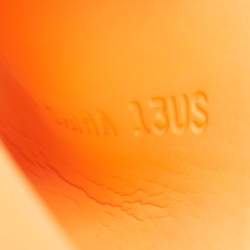 Yeezy x Adidas Orange Rubber Slide Sandals Size 46