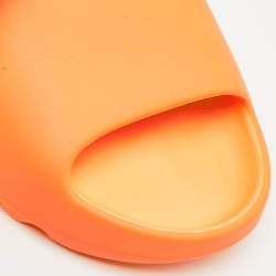 Yeezy x Adidas Orange Rubber Slide Sandals Size 46