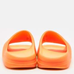 Yeezy x Adidas Orange Rubber Slide Sandals Size 46