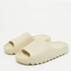 Yeezy x Adidas Cream Rubber Bone Slides Size 44