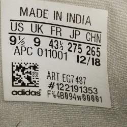 Pre Owned Yeezy x Adidas Light Green Suede and Mesh Boost 700 Salt Sneakers 43 1/3