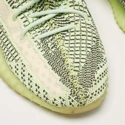 Yeezy x Adidas Green Knit Fabric Boost 350 V2 Yeezreel (Non-Reflective) Sneakers Size 43 1/3