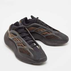 Yeezy x Adidas Brown/Black Knit Fabric and Rubber 700 V3 Clay Brown Sneakers Size 43 1/3
