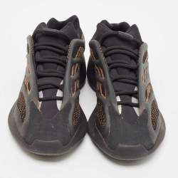 Yeezy x Adidas Brown/Black Knit Fabric and Rubber 700 V3 Clay Brown Sneakers Size 43 1/3