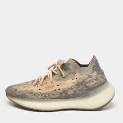 Pre Owned Yeezy x Adidas Multicolor Knit Fabric Boost 380 Mist Sneakers Size 44