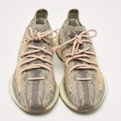 Pre Owned Yeezy x Adidas Multicolor Knit Fabric Boost 380 Mist Sneakers Size 44