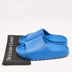 Yeezy x Adidas Blue Rubber Azure Slides Size 44.5