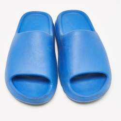 Yeezy x Adidas Blue Rubber Azure Slides Size 44.5