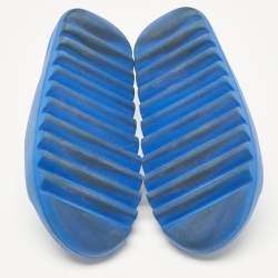 Yeezy x Adidas Blue Rubber Azure Slides Size 44.5