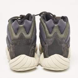 Yeezy x Adidas Grey Neoprene and Suede Yeezy 500 Slate High Top Sneakers Size 40