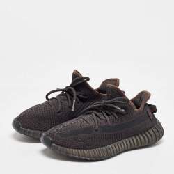 Yeezy x Adidas Black Knit Fabric Boost 350 V2 Sneakers Size 40 2/3
