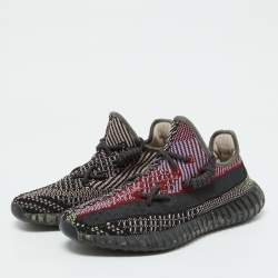 Yeezy x Adidas Multicolor Knit Fabric Boost 350 V2 Yecheil Sneakers Size 39 1/3