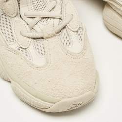 Yeezy x Adidas Grey/White Suede and Mesh Yeezy 500 blush Sneakers Size 401/3