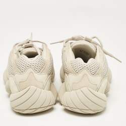 Yeezy x Adidas Grey/White Suede and Mesh Yeezy 500 blush Sneakers Size 401/3