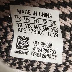 Pre Owned Yeezy x Adidas Multicolor Knit Fabric Boost 350 V2 Yecheil (Non-Reflective) Sneakers Size 46 2/3