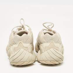Yeezy x Adidas Grey Suede and Mesh Yeezy 500 Lace Up Sneakers Size 44 /3