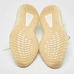 Yeezy x Adidas Light Yellow Knit Fabric Boost 350 V2 Butter Sneakers Size 38