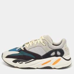 Pre Owned Yeezy x adidas Multicolor Mesh And Suede Boost 700 Wave Runner Sneakers Size 44 2/3
