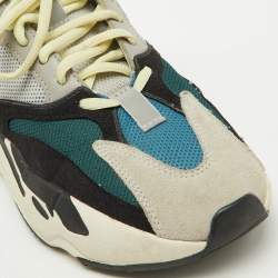 Yeezy x Adidas Multicolor Mesh and Leather Yeezy 700 Wave Runner Sneakers Size 39 1/3