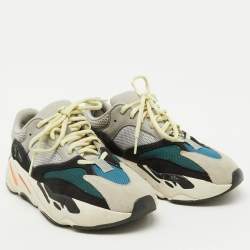 Yeezy x Adidas Multicolor Mesh and Leather Yeezy 700 Wave Runner Sneakers Size 39 1/3