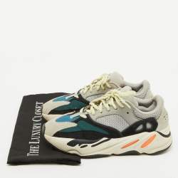 Yeezy x Adidas Multicolor Mesh and Leather Yeezy 700 Wave Runner Sneakers Size 39 1/3