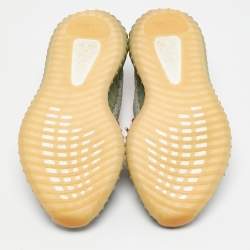 Pre Owned Yeezy x Adidas Green/Grey Knit Fabric Boost 350 V2 Desert Sage Sneakers Size 45 1/3