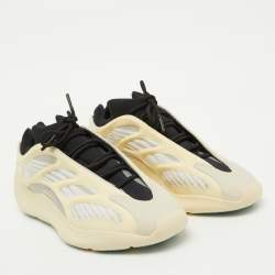 Yeezy x Adidas Cream/Black Rubber and Mesh Yeezy 700 V3 Azael Sneakers Size 44 2/3