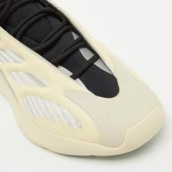 Yeezy x Adidas Cream/Black Rubber and Mesh Yeezy 700 V3 Azael Sneakers Size 44 2/3