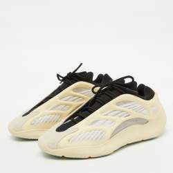 Yeezy x Adidas Cream/Black Rubber and Mesh Yeezy 700 V3 Azael Sneakers Size 44 2/3
