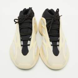 Yeezy x Adidas Cream/Black Rubber and Mesh Yeezy 700 V3 Azael Sneakers Size 44 2/3