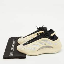 Yeezy x Adidas Cream/Black Rubber and Mesh Yeezy 700 V3 Azael Sneakers Size 44 2/3