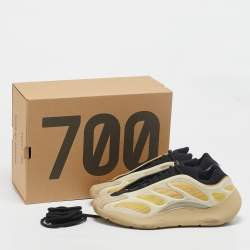 Yeezy x Adidas Multicolor Mesh and Rubber 700 V3 Safflower Sneakers Size 46