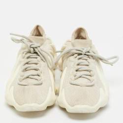 Yeezy x Adidas Off White Knit Fabric 450 Cloud White Sneakers Size 39 1/3