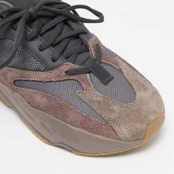 Yeezy x Adidas Multicolor Suede and Mesh Boost 700 V2 Mauve Sneakers Size 40 2/3