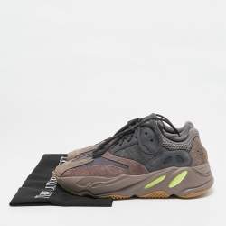 Yeezy x Adidas Multicolor Suede and Mesh Boost 700 V2 Mauve Sneakers Size 40 2/3