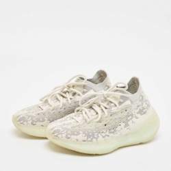 Yeezy x Adidas Multicolor Knit Fabric Boost 380 Alien Blue Sneakers Size 39 1/3
