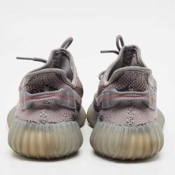Yeezy x Adidas Grey Knit Fabric Boost 350 V2 Beluga 2.0 Sneakers Size 44