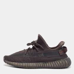 Yeezy x Adidas Black Knit Fabric Boost 350 Pirate Black Sneakers Size 46 2/3