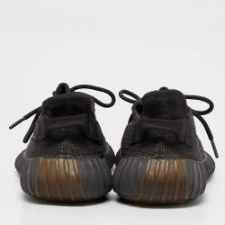 Yeezy x Adidas Black Knit Fabric Boost 350 Pirate Black Sneakers Size 45 2/3
