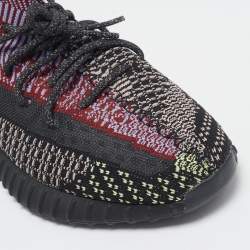 Pre Owned Yeezy x Adidas Multicolor Knit Fabric Boost 350 V2 Yecheil (Non-Reflective) Sneakers Size 45 2/3