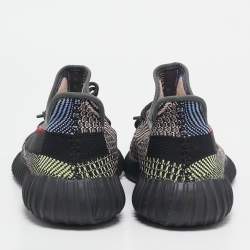 Pre Owned Yeezy x Adidas Multicolor Knit Fabric Boost 350 V2 Yecheil (Non-Reflective) Sneakers Size 45 2/3