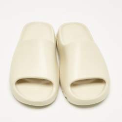 Yeezy x Adidas Beige Rubber Bone Slides Size 42